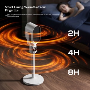 Indoor Space Warmer Modern White Portable Heater Adjustable Height Efficient Heating Home Office Heater - Product Image 4