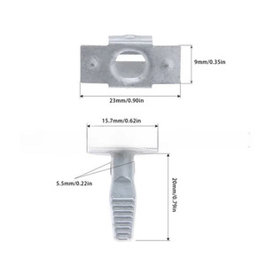 Clips de fixation en acier pour capot Citroën Peugeot Winning Path Point 703018 703016 – Vis de protection pour réparation de carrosserie automobile - Product Image 2