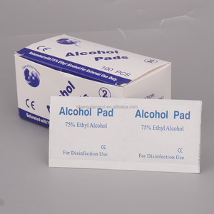 Toallitas Desinfectantes Esenciales para el Hogar, 75% Etanol, No Tejidas, Estériles, 3x6cm, 100 Unidades/Caja - Product Image 1