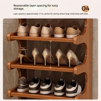 Meuble à chaussures d'entrée pour la maison, gain de place, Nouveauté 2025, idéal pour maison de location, armoire à chaussures simple