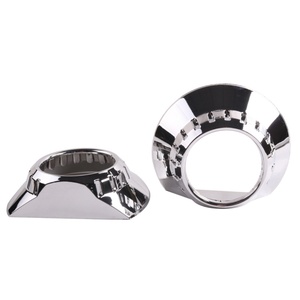 3 Inch Universal Bi Xenon HID Projector Lens Silver Shroud H1 Xenon LED Bulb H4 H7 Motorcycle Car Headlight - Product Image 3