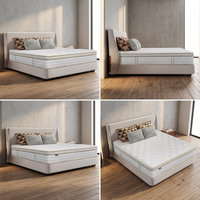 Matratzen zu Großhandelspreisen: Koreanische Gel-Memory-Foam-Federkernmatratze, Komprimierbare Doppelbett-Hybridmatratze in einer Box