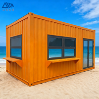 Maison conteneur préfabriquée portable sur mesure de 20 pieds, en kit, pour usage résidentiel ou bureautique, maisons modulaires en kit