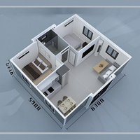 Clinique mobile préfabriquée XH 20 pieds en conteneur extensible, bâtiment médical en panneaux sandwich, appartement CE