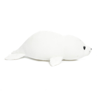 Oreiller en peluche en forme de phoque dodu, animal en peluche doux, adorable peluche en forme de phoque moelleux pour cadeau d'enfant, décoration de canapé et de chambre