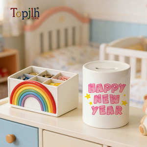 Alcancía Personalizable Topjlh para Sublimación, Resistente a Arañazos, Incentivo para Guarderías, Educación en el Hogar, Recuerdos para Fiestas Infantiles - Product Image 2