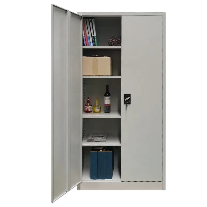 Knock down office furniture steel metal file storage cabinet 2 Door Cupboard Cabinets