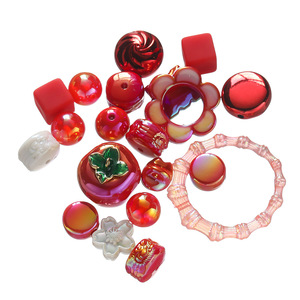 Acrylic Mixed Shape <b>Beads</b> Large Hole UV Coated For Bracelet Making DIY Jewelry Accessories Factory <b>Direct</b> Sale - Product Image 5