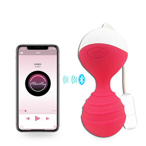 Vibrador G-Spot e Clitoriano com Controle Remoto APP <span class=keywords><strong>Smart</strong></span> Vibe, Massageador de Bolas Vaginais, Brinquedo Sexual para Mulheres - Product Image 3