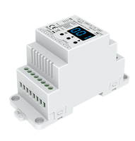 SKYDANCE Decodificador DMX512 RDM de 1 Canal y 20A, 12-48VDC, Voltaje Constante, Decodificador DMX con Pantalla Numérica Digital, Decodificador DMX512 D1