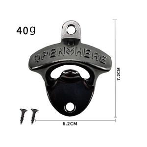 IStapromo Regalos: Abridor de Botellas de Cerveza Vintage de Bronce, Abridor de Tapas de Refresco Montado en Pared con Imanes Integrados y Tornillo para Fijar - Product Image 3