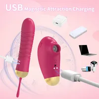 Vibrateur Clitoridien Chauffant et Aspirant, Stimulation Point G, 100% Étanche, Silicone+ABS, Godemiché à Succion/Vibration, Jouet Sexuel pour Femme 10