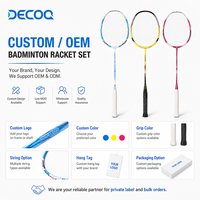 Juego de bádminton personalizado de alta calidad: raquetas Premium para deportes superiores