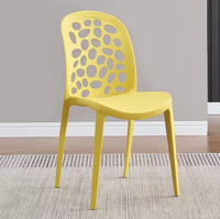 Chaise de salle à manger en plastique PP moulé empilable multicolore OEM ODM pour restaurant, banquet, hôtel, maison, certifiée CE, marque Shining