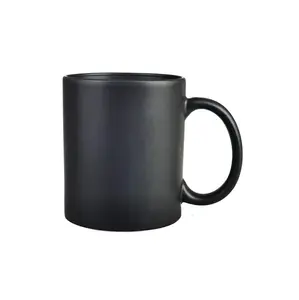 Personalized Porcelain Cute Engraved Laser Travel 11 15 Oz Ceramic Sublimation Coffee Matte Black Mugs With Custom Logo