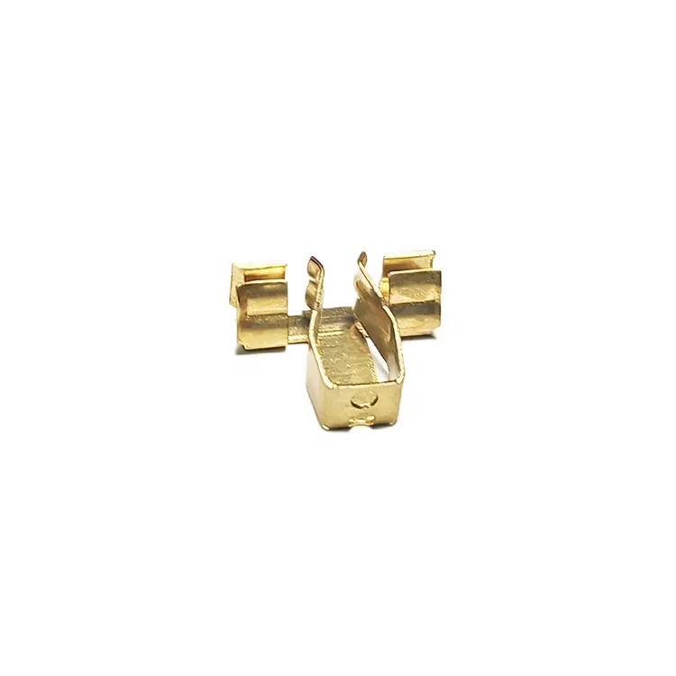 Precision stamping Customized type high quality power electrical switch socket brass bronze parts