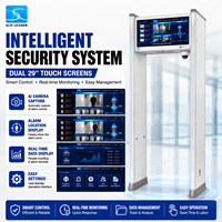 AI Walk Through Metal Detector Gate Smart Mobile Phone Detection Security Scanner untuk Penjara, Sekolah, Gedung Pemerintah