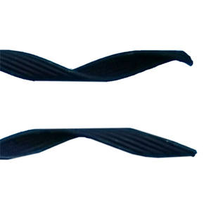 Noir enduit câble électrique impasse poignée - Product Image 4