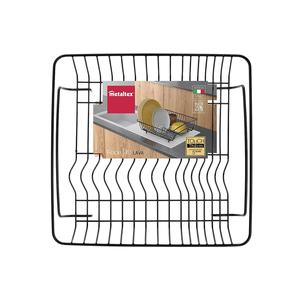 Panier à vaisselle Metaltex Rocky40 Lava, 6 pièces, égouttoir pour évier de cuisine - Product Image 1