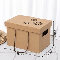 Scatola Regalo Pieghevole Personalizzata in Carta Kraft Ecologica, Imballaggio per Vendita al Dettaglio Direttamente dalla Fabbrica
