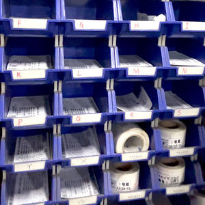 Clear Prullenbak Industriële Organizer Wit Gereedschap Plank Stapelbare Zware <span class=keywords><strong>Plastic</strong></span> Bakken Opbergdozen <span class=keywords><strong>Plastic</strong></span> Omzetdoos - Product Image 5