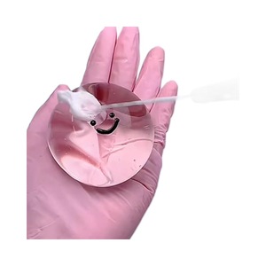 Jouet Squish en forme de cube de tofu gelée à motif marbré, jouet à presser ASMR apaisant, gadget anti-stress pour éliminer le tic-tac des ongles - Product Image 3