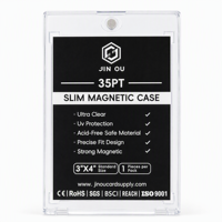 Porte-cartes magnétique ultra-fin 35PT, étui de collection TCG en acrylique robuste JIN OU