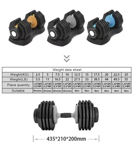2026 New Type Adjustable Cast Iron <b>Dumbbells</b> and Free Weights for Home Gym Weight Benches and Adjustable <b>Dumbbell</b> - Product Image 5