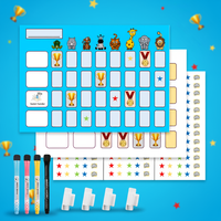 Planificateur d'anniversaire interactif et décoratif, effaçable à sec, durable, réutilisable, au design Art Déco, personnalisable – Meilleures ventes