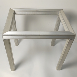 Support de montage au sol pour climatiseur à pompe à chaleur en aluminium, soudé <span class=keywords><strong>TIG</strong></span> sur mesure en usine - Product Image 3