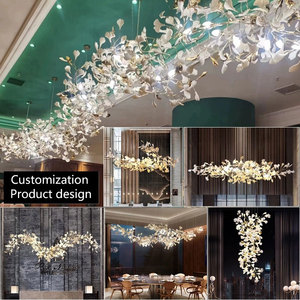 Đèn chùm trần cao cấp, thiết kế tùy chỉnh, dự án lớn, trang trí nội thất khách sạn, biệt thự, sản phẩm mới - Product Image 4