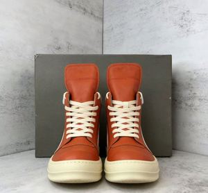 2026 Top Men's Shoes High Top Women's Shoes Black Lace up Designer Luxury Leather Platform Casual Flats - Product Image 4