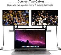 1,8 meter USB Typ C zu VGA 1080P 60Hz Kabel für MacBook Pro 2019 2018, iPad Pro 2019 2018, oberfläche Buch 2, XPS 15 13 und mehr