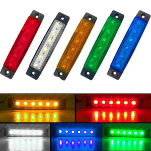 Indicatori di direzione laterali per rimorchio per camion luce di segnalazione per auto freno di avvertimento posteriore fanale posteriore LED 12V 24V spia di avvertimento - Product Image 2