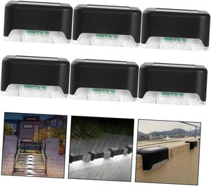 LED <b>Solar</b> IP65 Waterproof Outdoor Garden Fence <b>Light</b> for <b>Deck</b> Step Decoration with 5000K Daylight Dimmable & Battery Included - Product Image 4