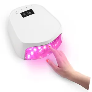 2024 Professional 96W Portable Cordless Nail Lamp Dryer Curing UV Light Lamps for Rechargeable UV gel Nail