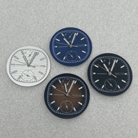 Modification de montre : Cadran de 30,5 mm avec index lumineux verts en alliage de cuivre, compatible avec boîtier de montre à quartz de 41 mm et mouvement VK61