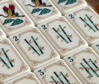 Stock |   Tuiles de Mahjong Américaines en Acrylique Doré Double Couche de Luxe, 160 Pièces, Pliables, Résistantes à l'Eau, Portables pour Fêtes en Extérieur