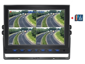Monitor <span class=keywords><strong>DVR</strong></span> AHD para coche de 9 pulgadas, grabadora Digital de vehículo de fábrica, pantalla dividida de 2/4/8 canales, pantalla cuádruple, GPS, TFT, Ayuda de marcha atrás - Product Image 2