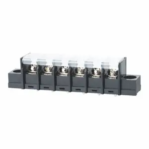 barrier Connector with cover and fix hole /dependable quality bulk cheap fuse terminal block Barrier Terminal Block
