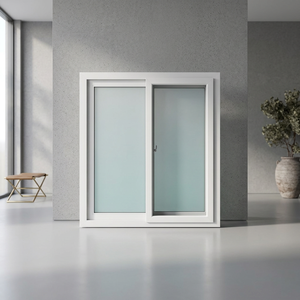 หน้าต่างบานเลื่อนคู่ HOFFEN PLUS UPVC ขนาด 150x110 สีขาว กระจกใส กันเสียง/กันน้ำ ป้องกันความร้อน ดีไซน์ทันสมัย สำหรับห้องครัวภายนอก - Product Image 3