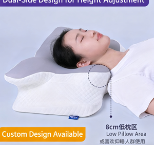 蝴蝶形颈部支撑记忆泡沫枕头舒适接受OEM/ODM家纺床上用品 - Product Image 5