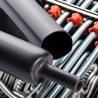 Tube thermorétractable CYCT PET 61 mm pour l'isolation des condensateurs et des batteries, les composants électroniques et le recouvrement des barres omnibus