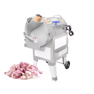 Automatic <b>Fruit</b> Corn Milk <b>Processing</b> <b>Machine</b>-Ginger and Carrot Cube/Slice Cutter with Motor for <b>Vegetable</b> Preparation - Product Image 1