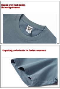 Camisetas de Algodón Grueso Personalizadas para Hombre, Esenciales para el Verano, Camisetas con Estampado Personalizado al por Mayor - Product Image 3