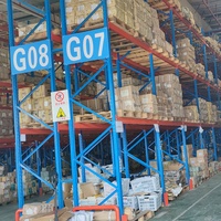 Système de rayonnage d'entrepôt robuste à poutres renforcées, protection anticorrosion, certifié CE, rayonnage à palettes réglable pour usage industriel