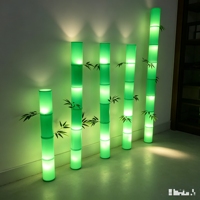 Lampes décoratives LED rechargeables IP65 pour l'extérieur, imperméables, pour les cours et les décorations de parcs