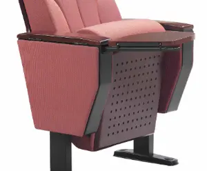 Modern Style Movable Auditorium Chair Cinema Folding Chairs For Commercial Projects