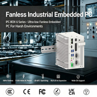 Ordinateur industriel embarqué sans ventilateur, processeur Core I7/i5/i3, entrée CC large 9-36V, fabriqué par IPC Manufacturer
