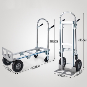 Chariot de service industriel en aluminium pour avions, à quatre roues, personnalisable OEM/ODM, structure plateforme avec garantie de 3 ans - Product Image 3